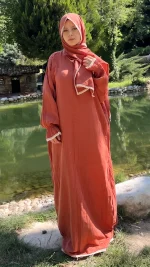Vadre kiremit müslin namaz elbisesi