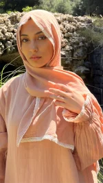 Vadre somon müslin namaz elbisesi