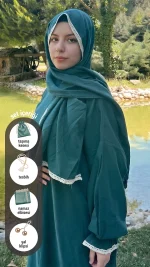 Vadre Namaz Elbisesi Vadre Yeşili